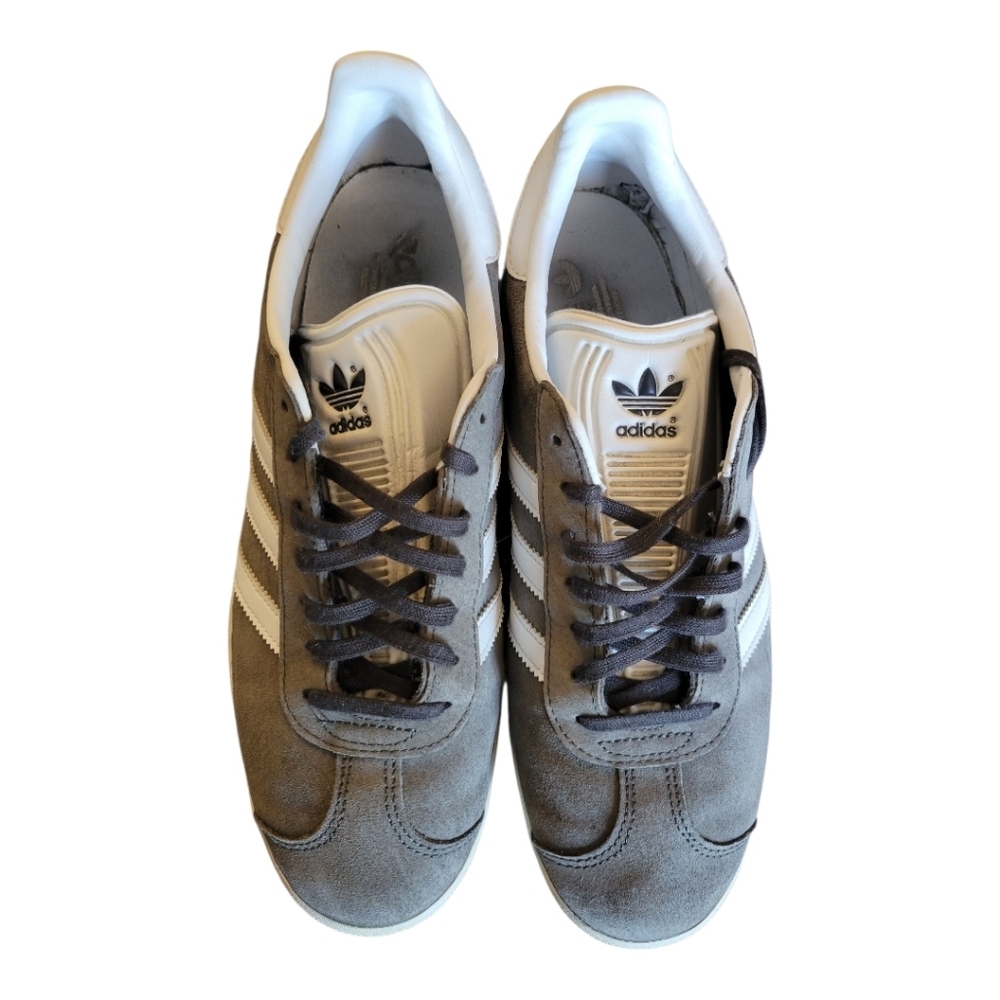 Adidas Gazelle Gray Sneakers - Picture 6 of 11
